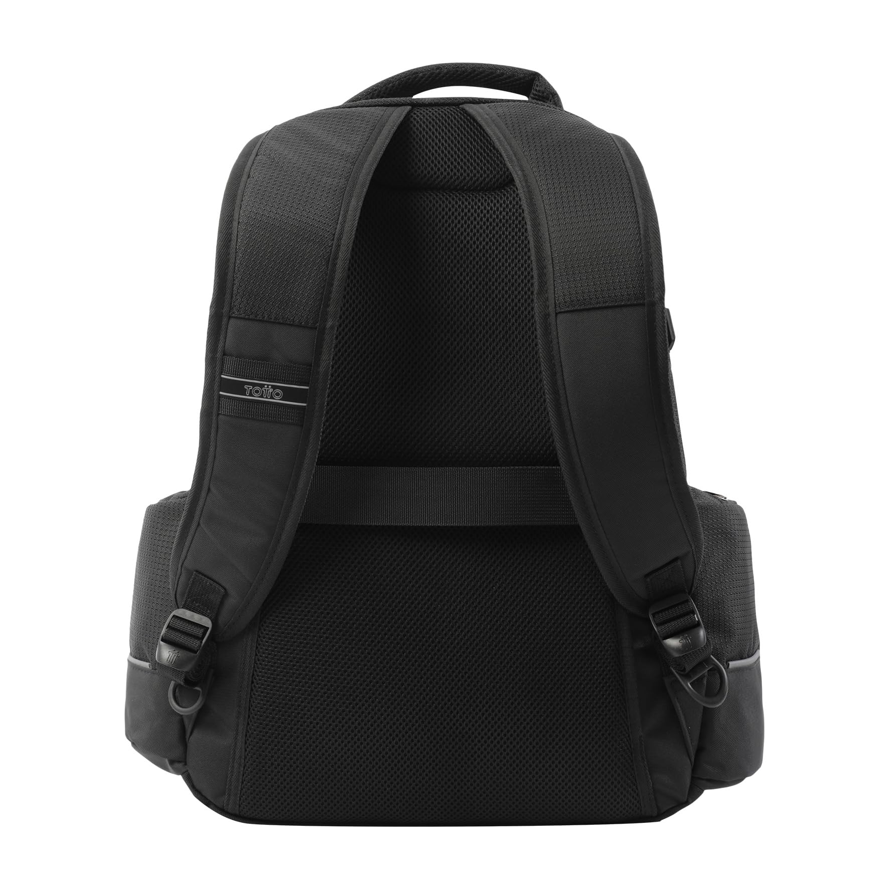TOTTO - Mochila para Ordenador Portátil de 15,4 Pulgadas, Modelo Polixan 2.0, 3 Compartimentos, Bolsillo s Laterales, Correa para Maleta, Espaldar Ergonómico, Cómodas Correas en S