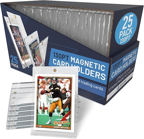 Funda magnética prémium de 35 PT a 360 PT  Soporte magnético para tarjetas de intercambio, deportes profesionales, fútbol, baloncesto, béisbol, MTG