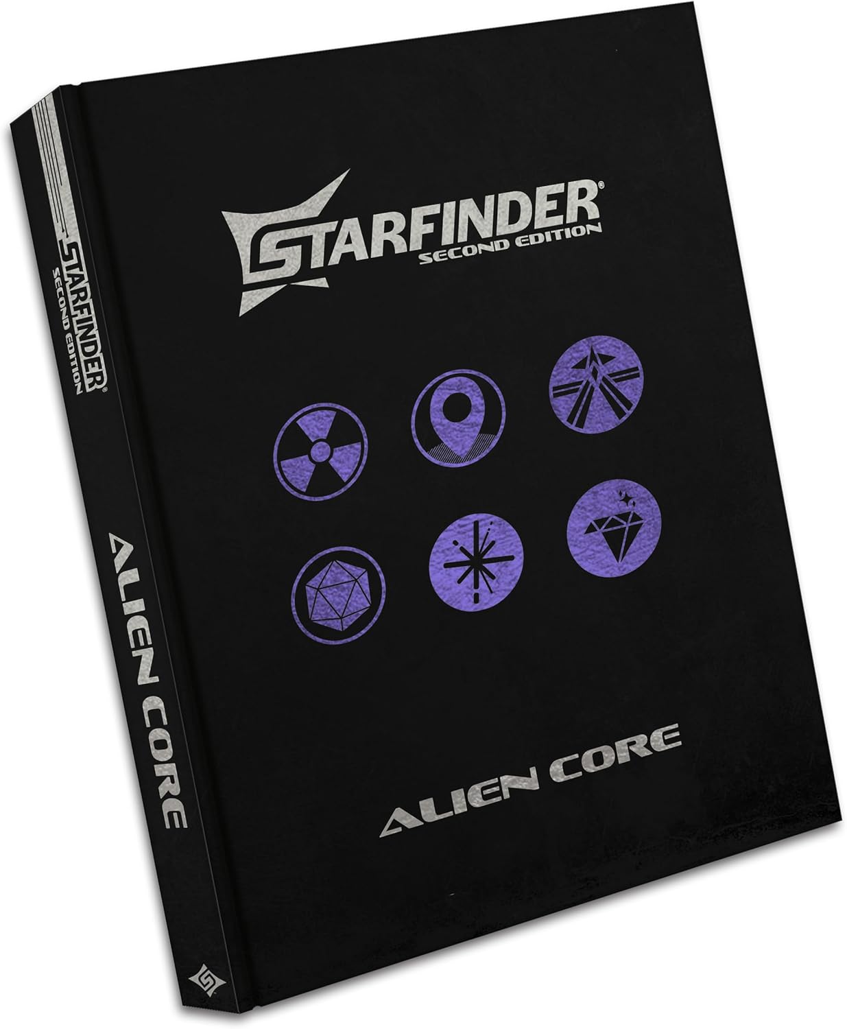 Starfinder Alien Core Special Edition - Limited Deluxe Monster Manual Faux Leather Hardcover with Metallic Deboss Cover Elements and Bound-in Ribbon Bookmark