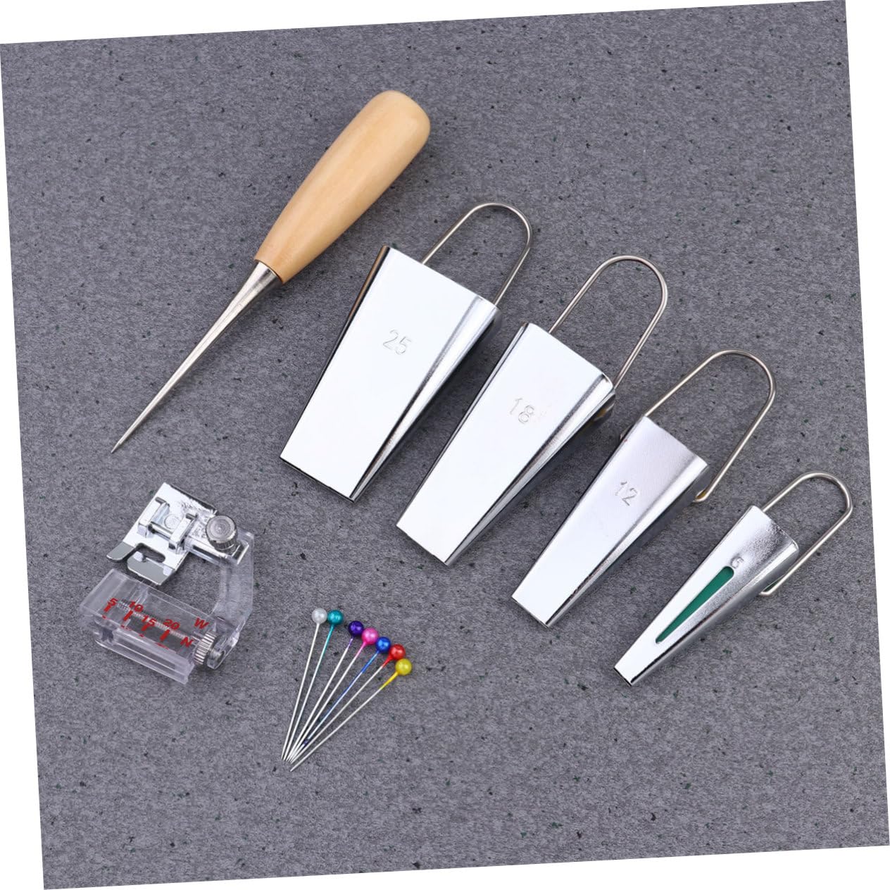 Lurrose 3juegos Herramientas Para Hacer Cintas De Tela De Moldeadores De Cinta Para Costura y Bricolaje Para Bordes y Acentos Proyectos De Costura y Quilt