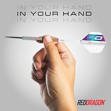 RED DRAGON Javelin Series Premium Tungsten Steel Tip Dart Set with Flight and Stem
