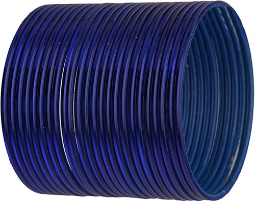 Miniatura 7 de Efulgenz Metal Bangles for Women Indian Jewelry Two Dozen Wedding Bangles Set Plain Glossy Alloy Bangles Bollywood Bracelets Bridal Bangle Set