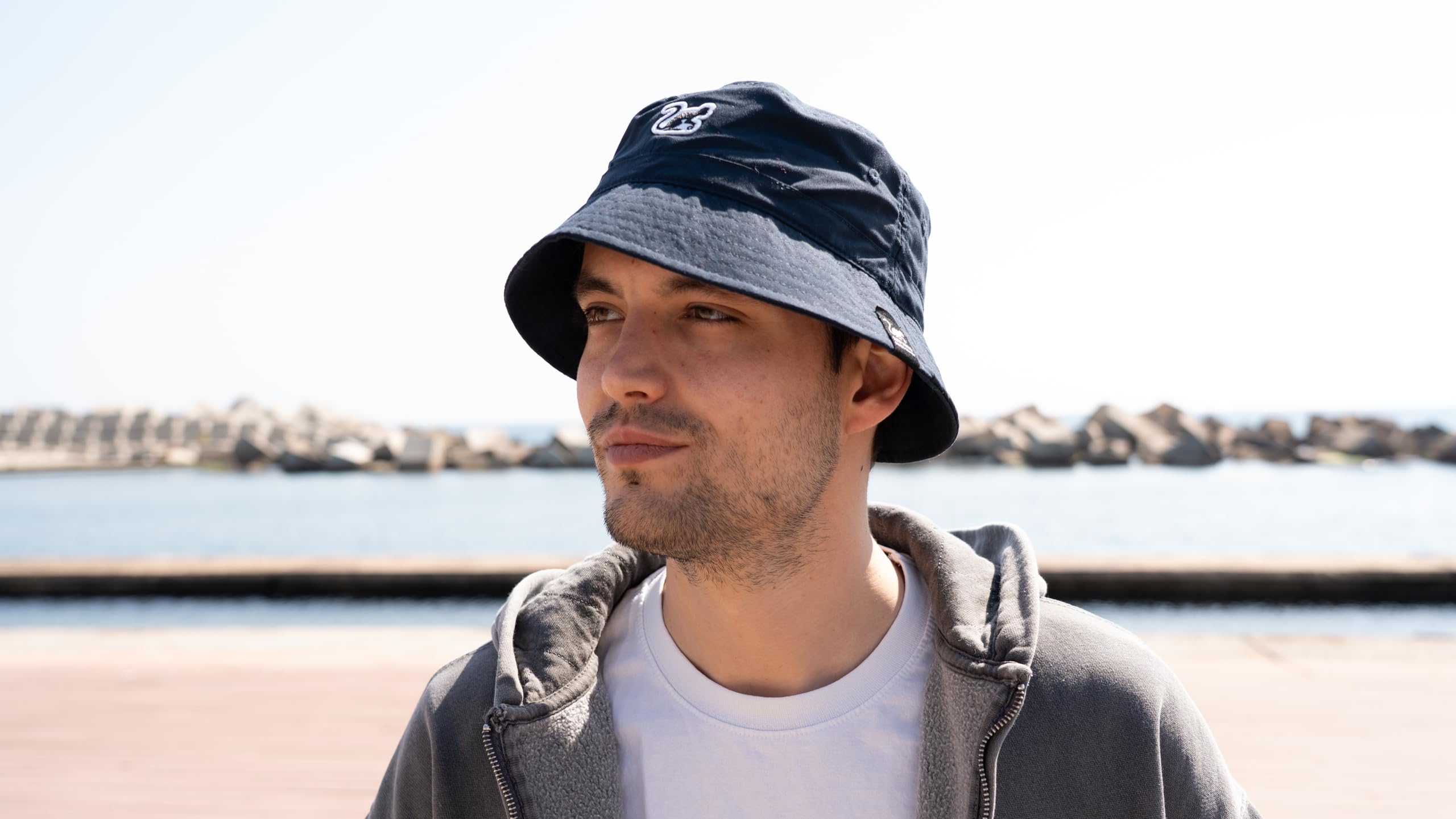 Surf Monkey Bucket Hat Gorro de Pescador Hombre/Mujer sin Cuerda - regulador de tamaño