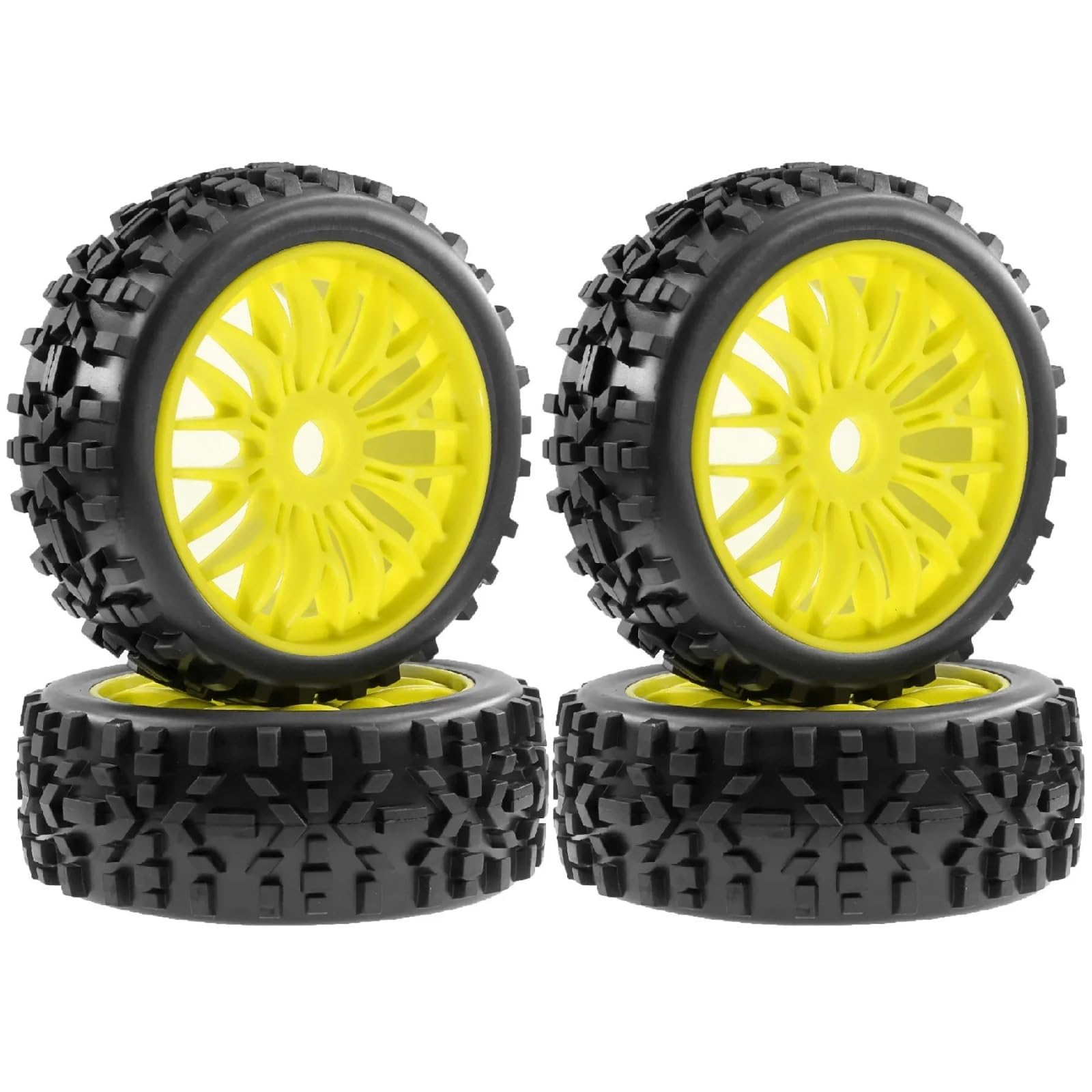 para ARRMA para Typhon para Talion para TRAXXAS para Buggy 1/8 4 Uds Neumáticos 115mm Ruedas 17mm Hex Off Road Mejora Escala Piezas Control Remoto Reemplazar
