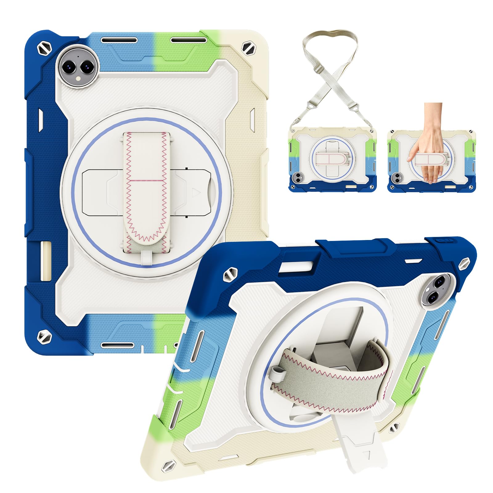 Coque Huawei MatePad Pro 12.2 antichoc avec béquille rotative - 8