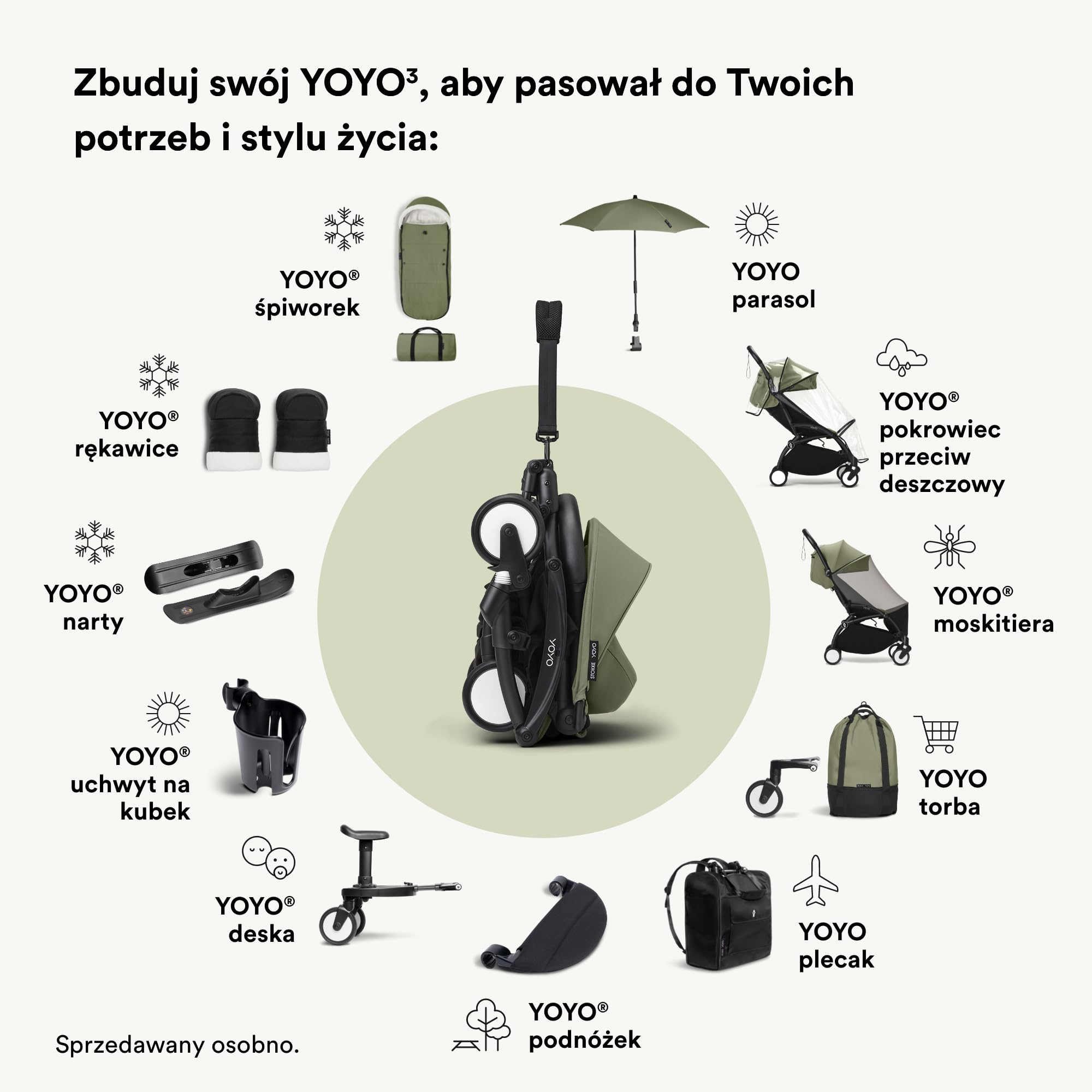 Stokke YOYO Connect, czarny - Zamień swoje YOYO w podwójny wózek - idealny dla bliźniaków lub dzieci z niewielkimi różnicami wiekowymi