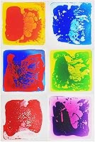 LONGKING 6-Pack 12x12 Inch Liquid Sensory Tiles for Kids - Autism Sensory Play Mats, Activity Floor Tiles for Coordination & Balance