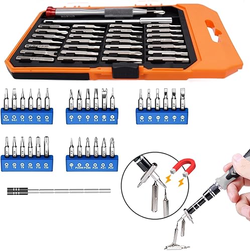 Juego de destornilladores de precisión kit de reparación de computadora 30 en 1 kit de herramientas de reparación de electrónica de controlador