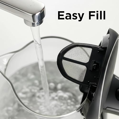 Miniatura 6 de OVENTE Hervidor eléctrico de 1.5L, calentador de agua de vidrio de borosilicato para encimera y hervidor para café o té, libre de BPA, apagado