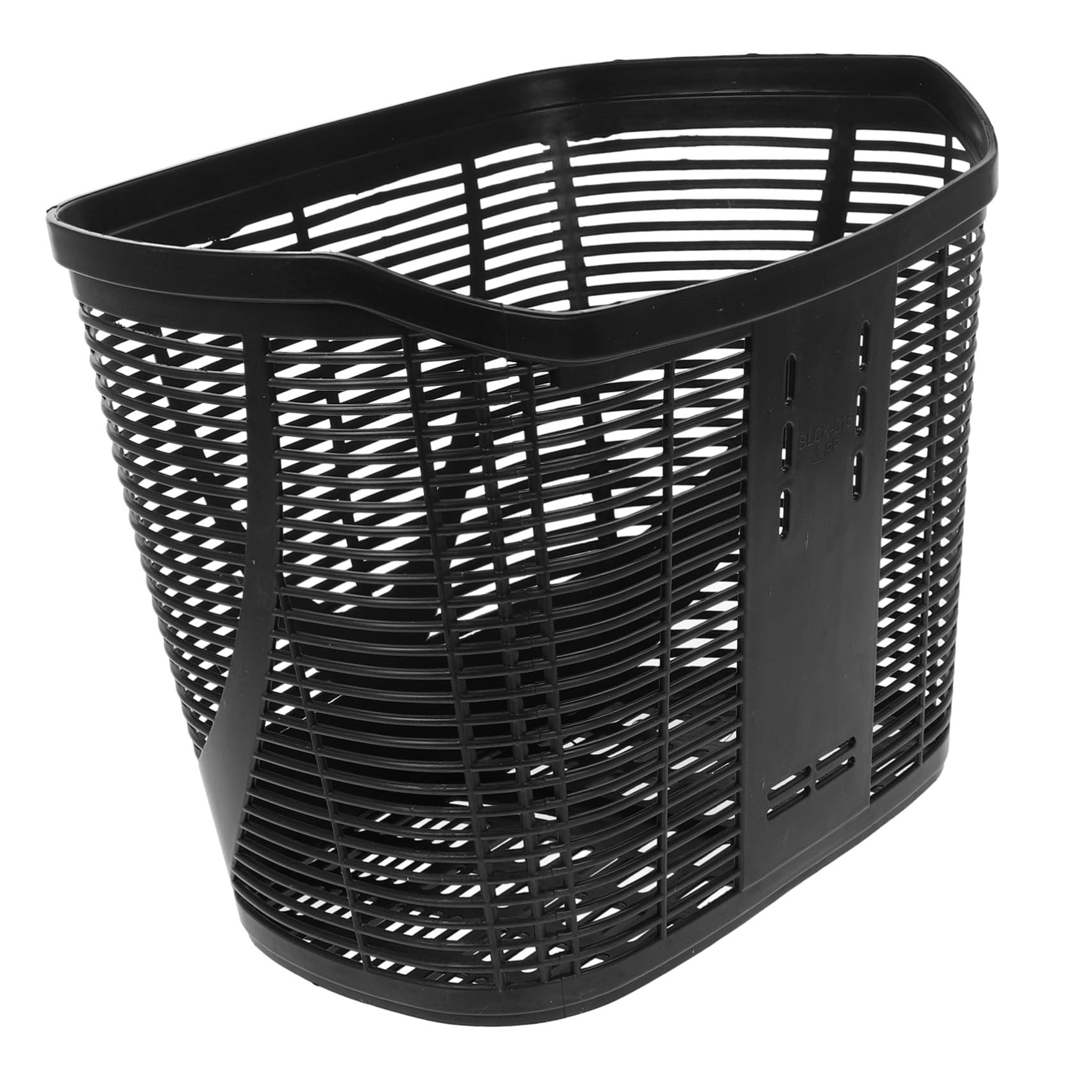 Cesta Fácil Instalación Gran Capacidad y Diseño Espacioso de Plástico Negro para Bicicleta para Bicicletas Urbanas y Eléctricas en Oficina y Desplazamientos