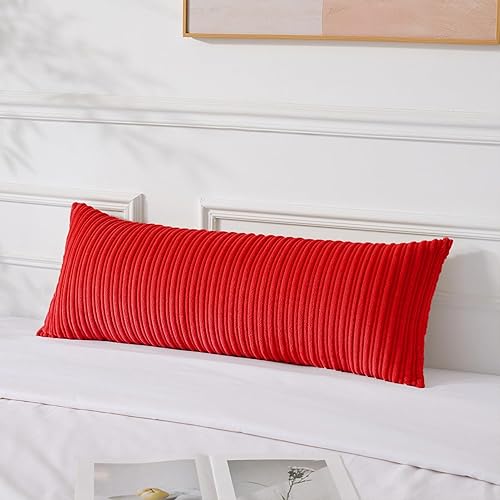 Miniatura 355 de UGASA - Juego de 2 fundas de almohada de terciopelo a rayas, funda decorativa para cojín con cremallera oculta para el hogar, sofá, dormitorio,