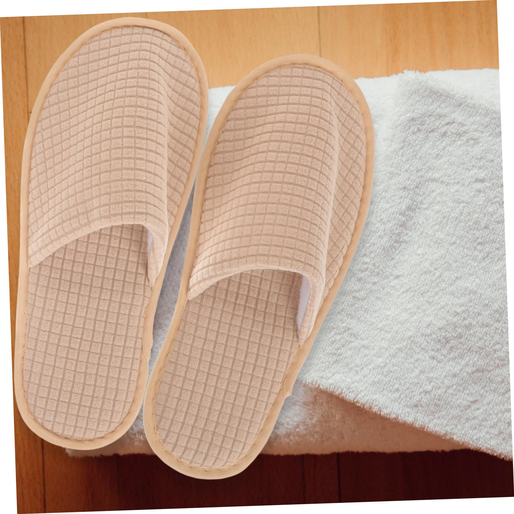 VICASKY Pantofole Spa in Pile Lavabili per Ospiti 6 Paia Comode e Multiuso per Saloni e Viaggi Perfette come Pantofole da Casa da Bagno