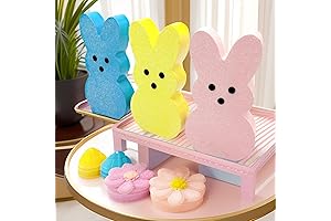 3 Pcs Easter Bunny Easter Peep Decor