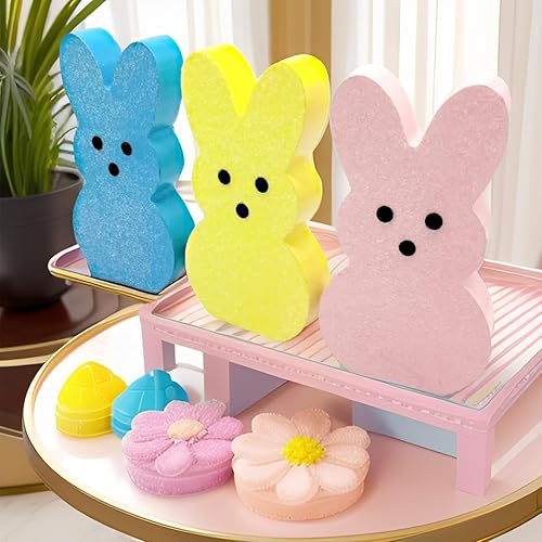 3 Pcs Easter Bunny Decor - Easter Table Decorations -