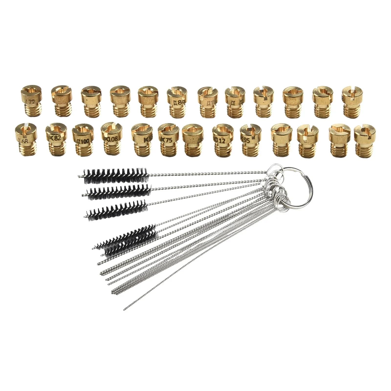 Reparatursatz Vergaseranlagen Reinigungsbürste Vergaser Haupt 5 x 0,75 mm 65 68 70 72 75 78 80 82 85 88 88 90 92 95 98 100 102 105