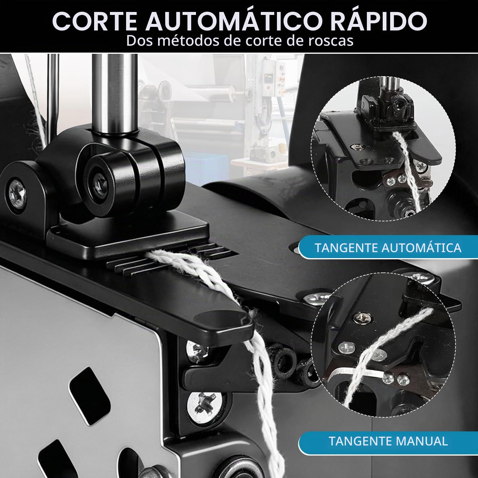 Máquina de Coser Bolsas Eléctrica, Máquina de Coser Portátil con 2 Baterías, Cosedora de Sacos Eléctrica para Bolsas de Tela, Yute y Papel Kraft, Longitud de Puntada: 7-11mm