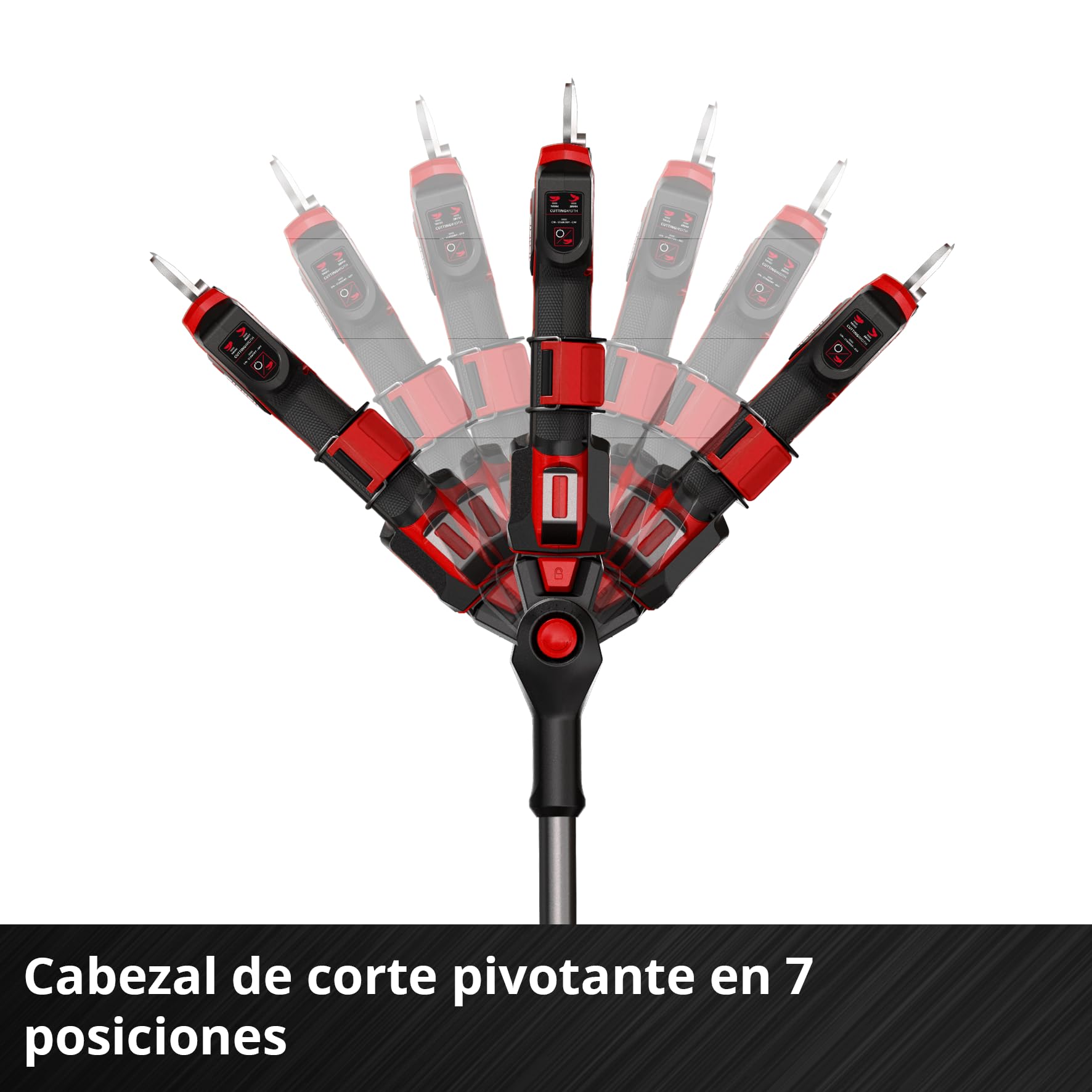 Tijeras de podar con batería GP-LS 18/28 Li T BL-Solo Einhell Professional Power X-Change (18 V, Mango telescópico para Trabajos a 3,8 m, Ramas hasta 28 mm, Cuchillas de derivación, sin batería)