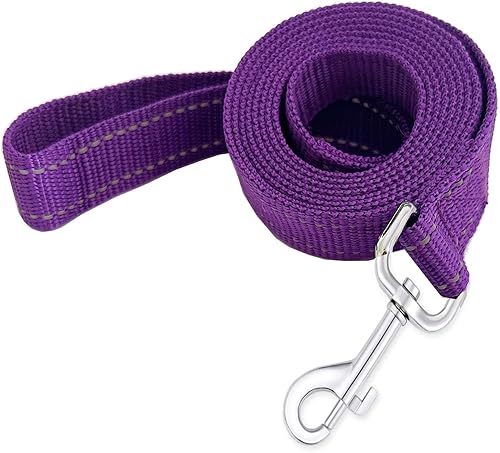 Miniatura 9 de Correa de entrenamiento de perro de nailon resistente y duradera cuerda de tracción 4 pies 5 pies 6 pies de largo 58 pulgadas 34 pulgadas 1 pulgada