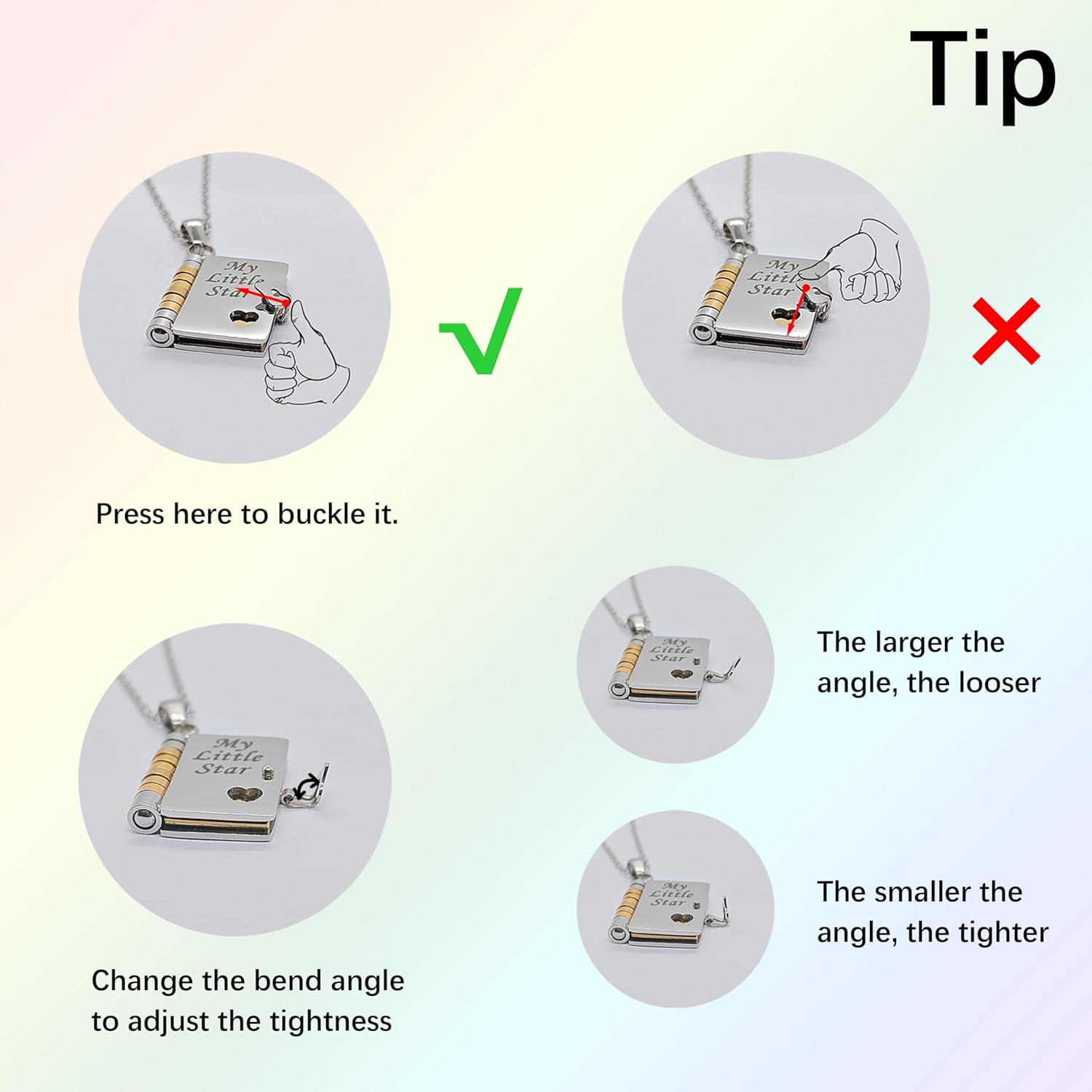 Incredible Daughter Jewelry Daughtеr Love Book Necklace Laser Engraved Necklace for Daughtеr Page Book Pendant in Stainless Steel Gift from Mom Dad Son - Image 6