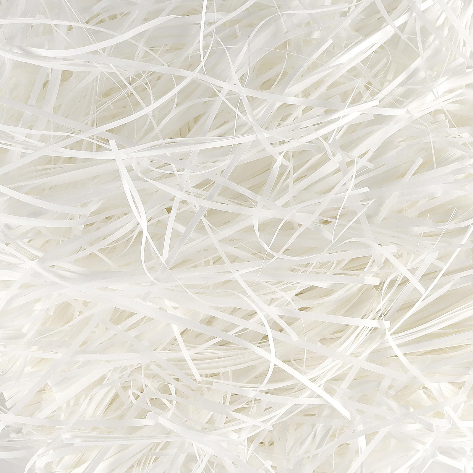 SOUJAP 1 kg White Shredded Tissue Paper for Packaging, Hamper Stuffing Filler for Gift Boxes