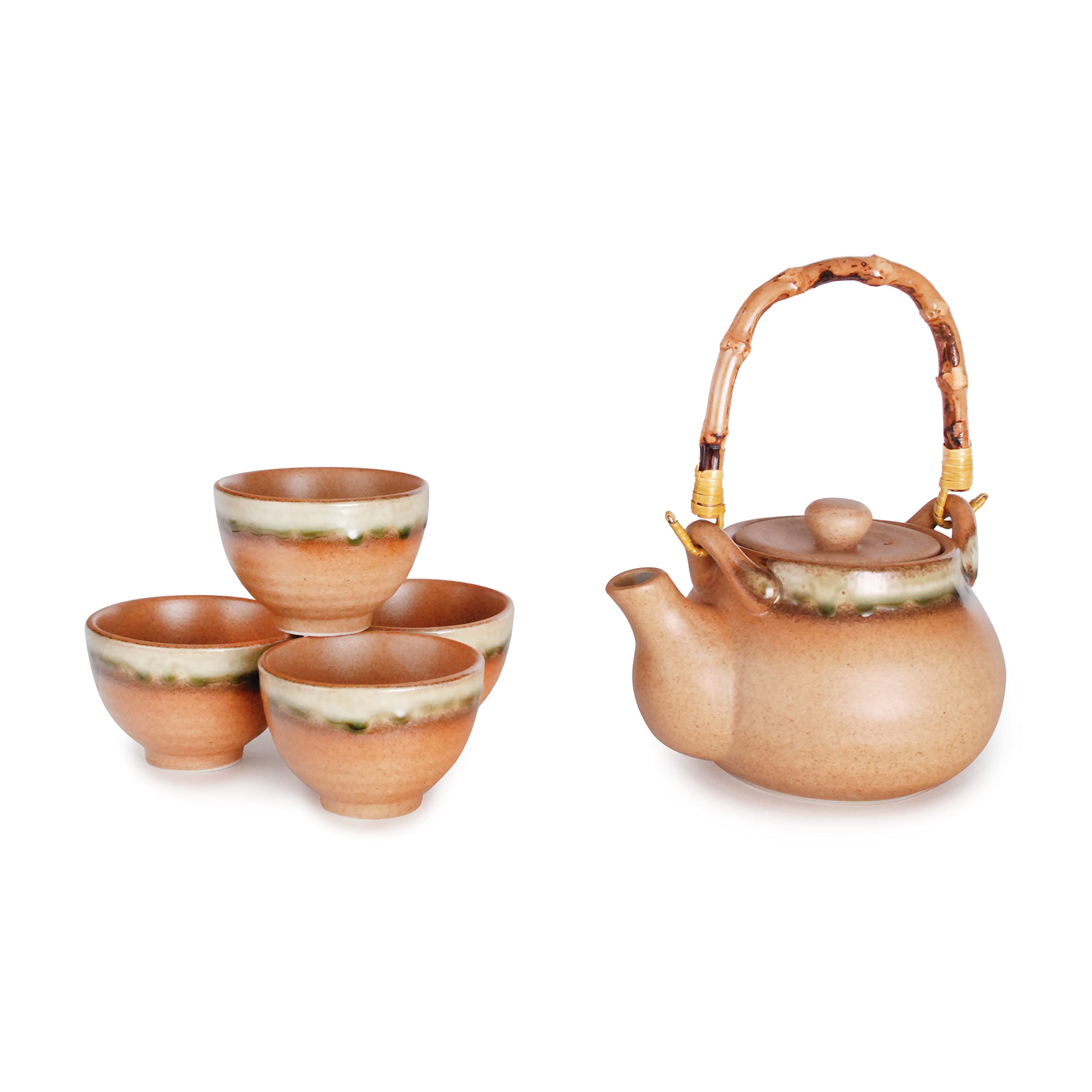 Amazon.com: Hinomaru Collection Kagetsu Reactive Glazed Porcelain