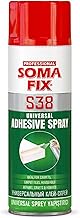 Spray Adhesive - Adhesive Spray for Fabric, Carpet, Craft, Wallpaper, Leather, Glass, Mitre Joints, Wood & More - Instant Bonding Glue (500ML)