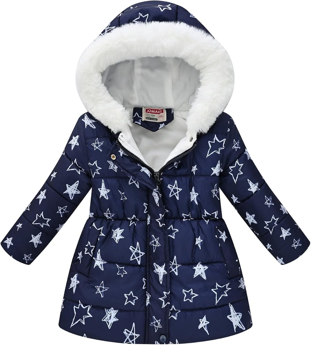 Girl's Long Down Coats Parka Kids Winter Coat Warm Hooded Puffer Jacket Toddler Jackets