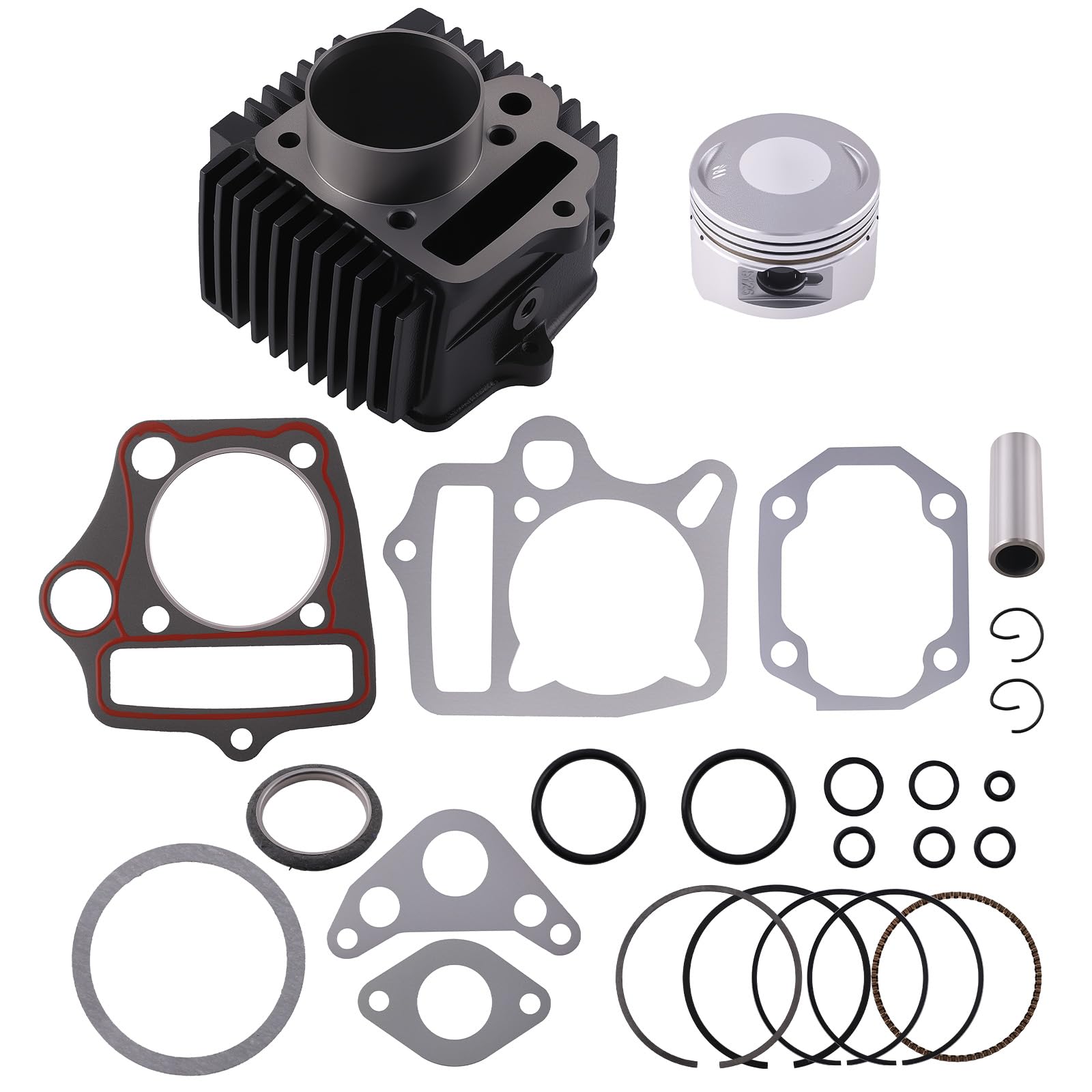 maXpeedingrods 54mm Bore Cylinder Rebuild Kit 1P54FMI for Zongshen 125cc | for Dirt Bike…