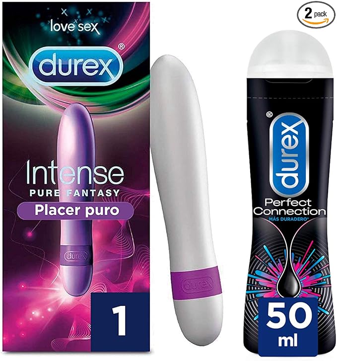 Durex Vibrador Intense Orgasmic Pure Fantasy + Lubricante ...