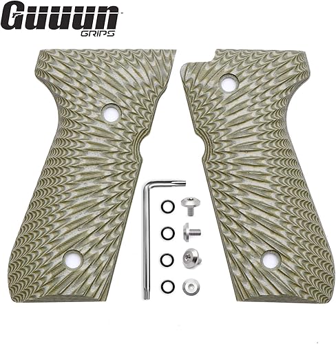 Miniatura 7 de Guuun Puños G10 para Beretta 9296  92fs Sunburst Texture