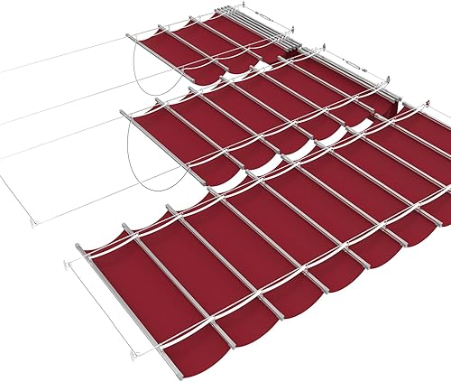 TANG Pergola retráctil de repuesto para exteriores