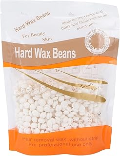 Feijão de cera, 100 g contas de cera dura para remoção de pêlos de cera corpo feijão de cera forte adesão bolsa de recarga de cera para rosto rosto rosto corpo pernas mulheres homens pérolas para aquecedores de cera