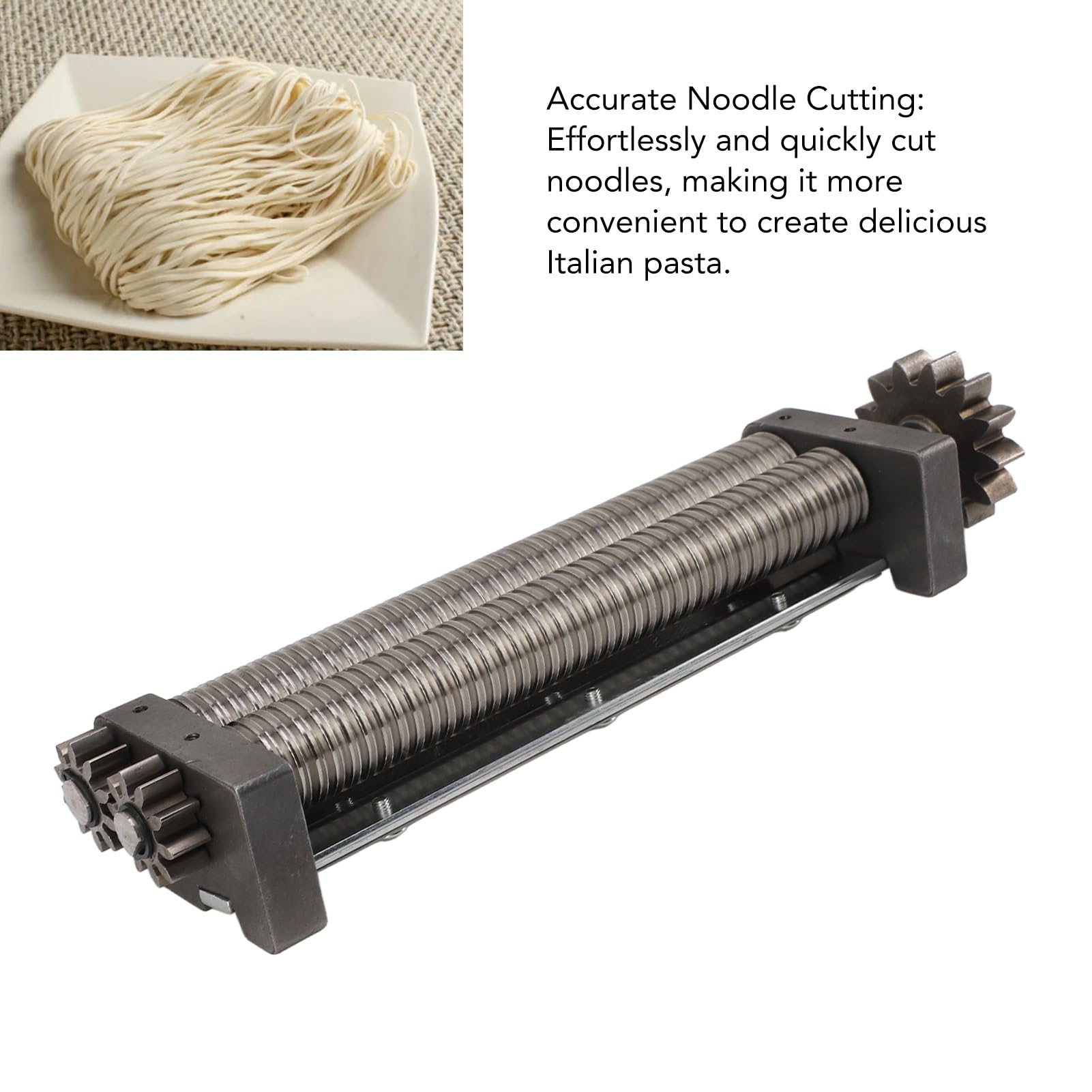 Accesorio para Cortador de Máquina de Pasta, Eficiente, Preciso, Fácil de Instalar Accesorio para Máquina de Pasta para Espagueti (2,5 mm)