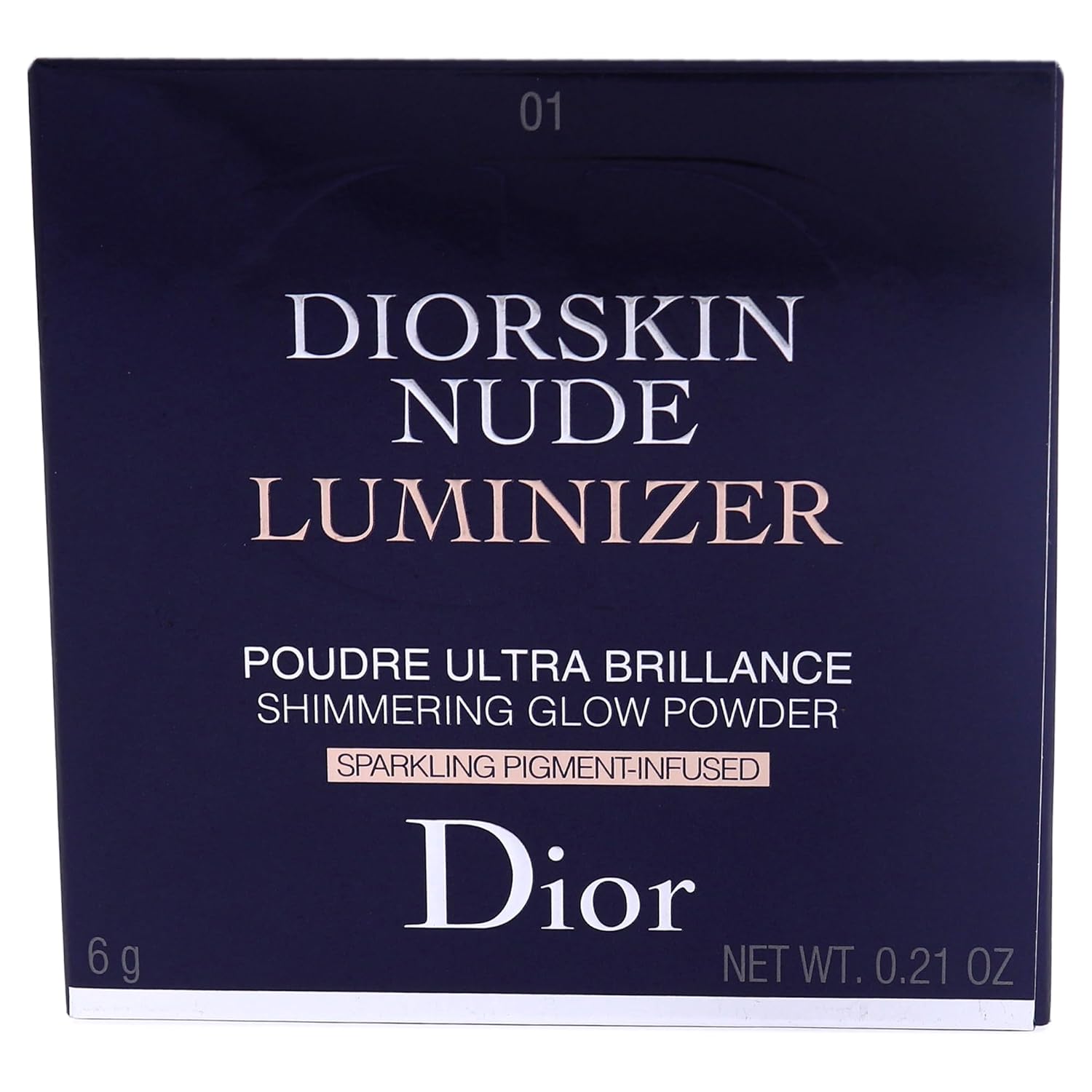 Diorskin Nude Luminizer Powder - 01 Nude Glow by Christian Dior for Women - 0.21 oz Powder