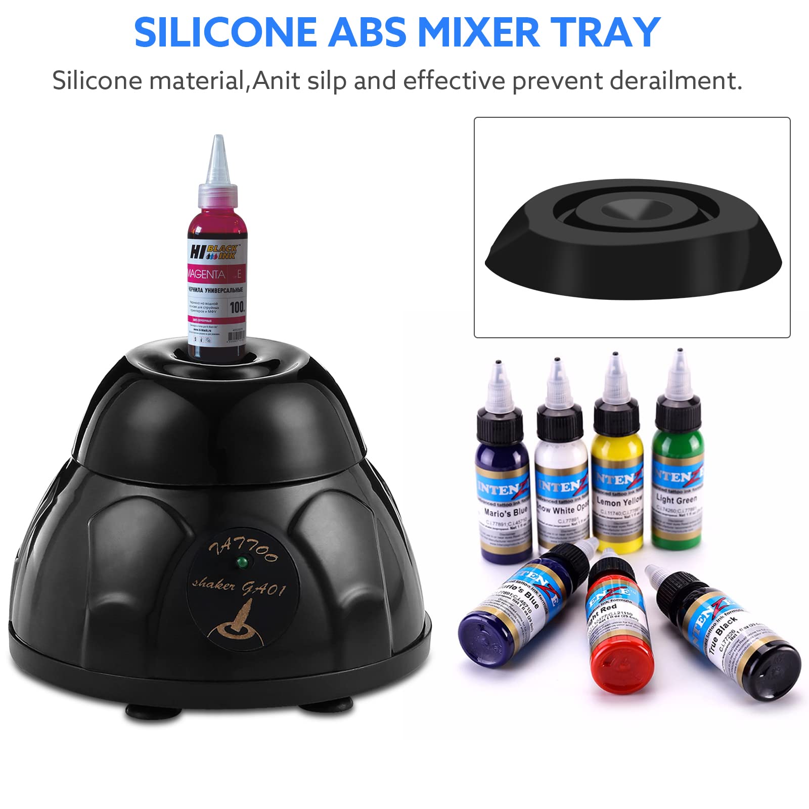 APROTII Mini Vortex Mixer Paint Mixer, 5200RPM Lab Liquid Shaker