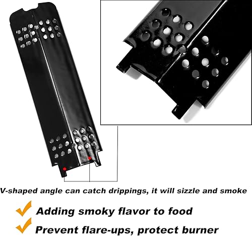 Miniatura 8 de 463340516 Piezas de repuesto para Charbroil Gas2Coal 3 quemadores híbridos parrilla Heat Tent G421-0500-W1 Quemadores de parrilla 463370519