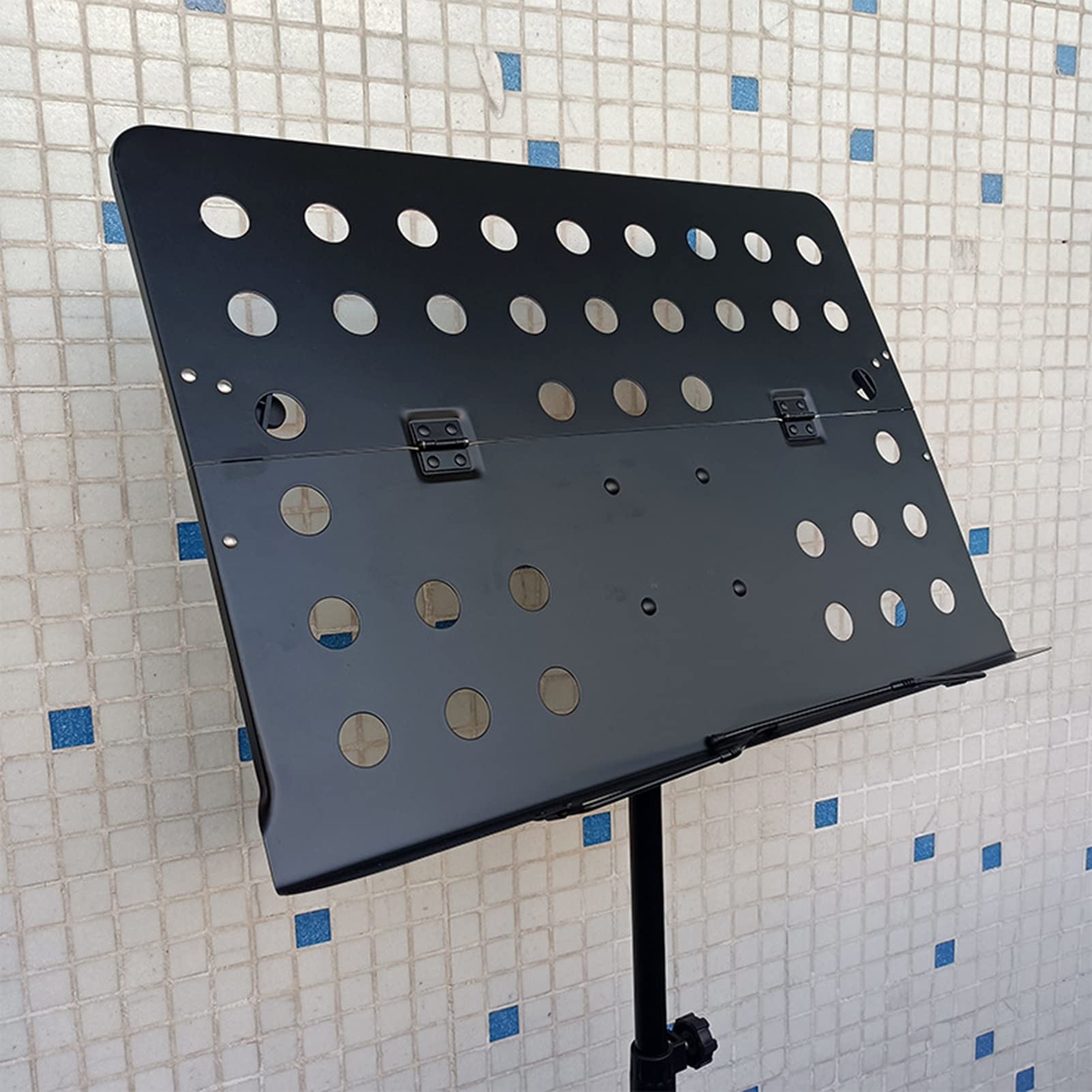 LIU- Noten-Ständer-Ständer- zusammenklappbares Orchester- professionelle Musik-Sheet-Stand- tragbare Reisen Metall- Musikständer mit Tragetasche Fit für Instrumentenleistung