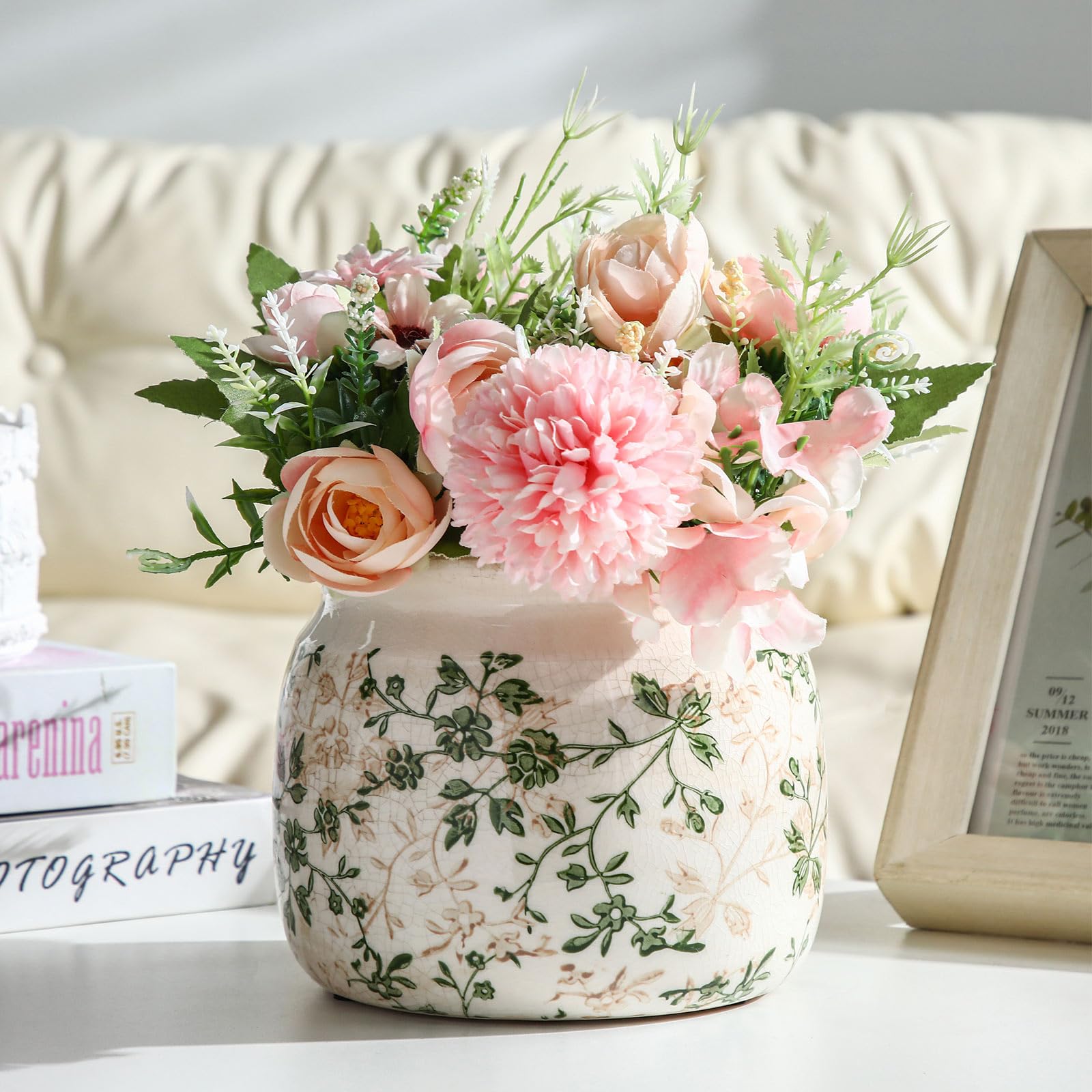 Amazon.com : Ninehaoou Vintage Planter Large Ceramic Plants Pot