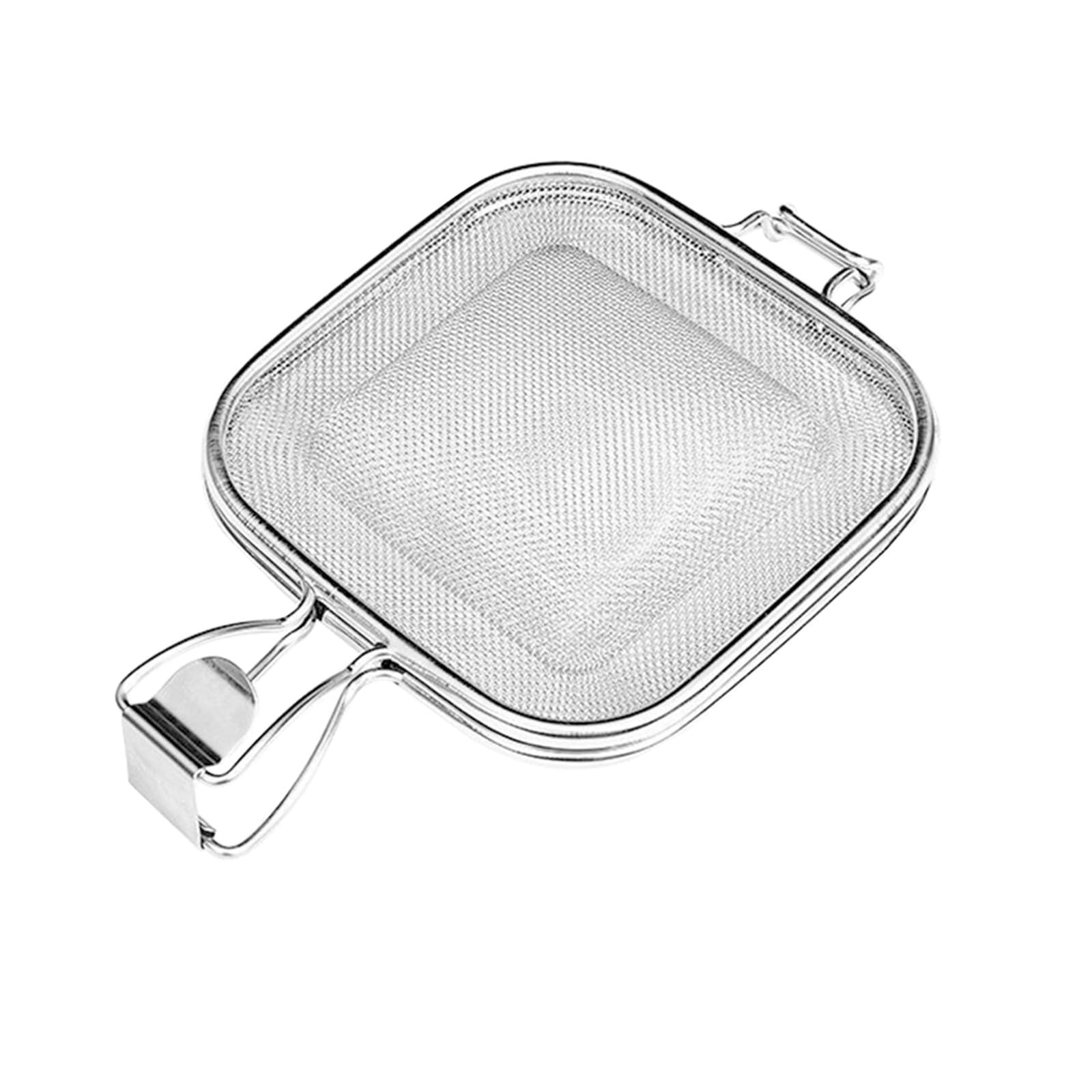 Hemobllo Pinza per Tostare Sandwich in Acciaio Inossidabile Bordi Arrotondati, Resistente per Forno e Barbecue, Strumento la Cottura del Pane