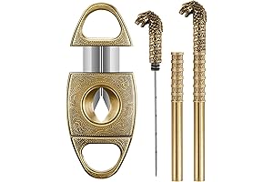 Scotte V-cut Cigar Cutter and Punch Set