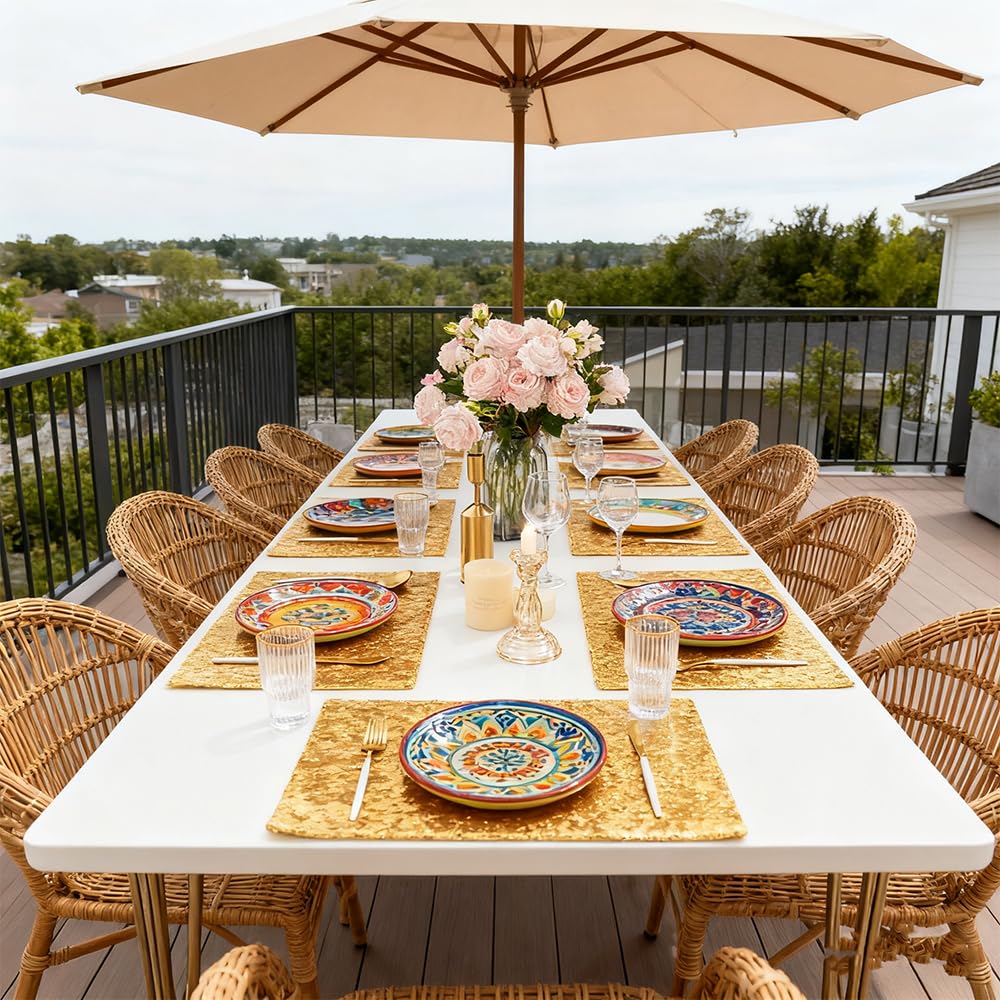 Amazon.com: Placemats for Dining Table Set of 6 Heat Resistant