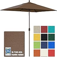 Vista 58 de EliteShade Paraguas de mercado para patio, sombrilla de mesa al aire libre con ventilación y 10 años que no se decolora