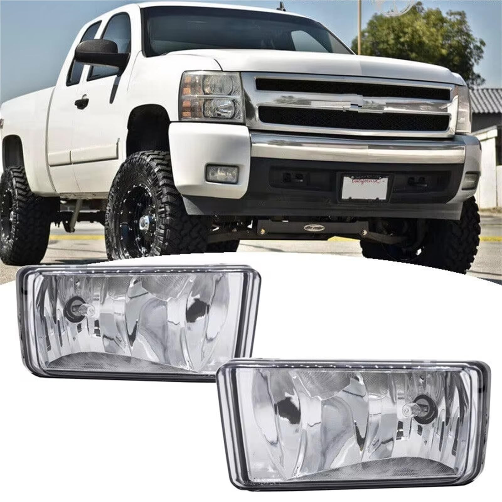 Fari Auto Paraurti Anteriore Nebbia Per Cadillac Per Escalade Per Chevy Per Avalanche Per Silverado Per Suburban Per Tahoe Per GMC Per Sierra Per Yukon 07-18 Faro Anteriore
