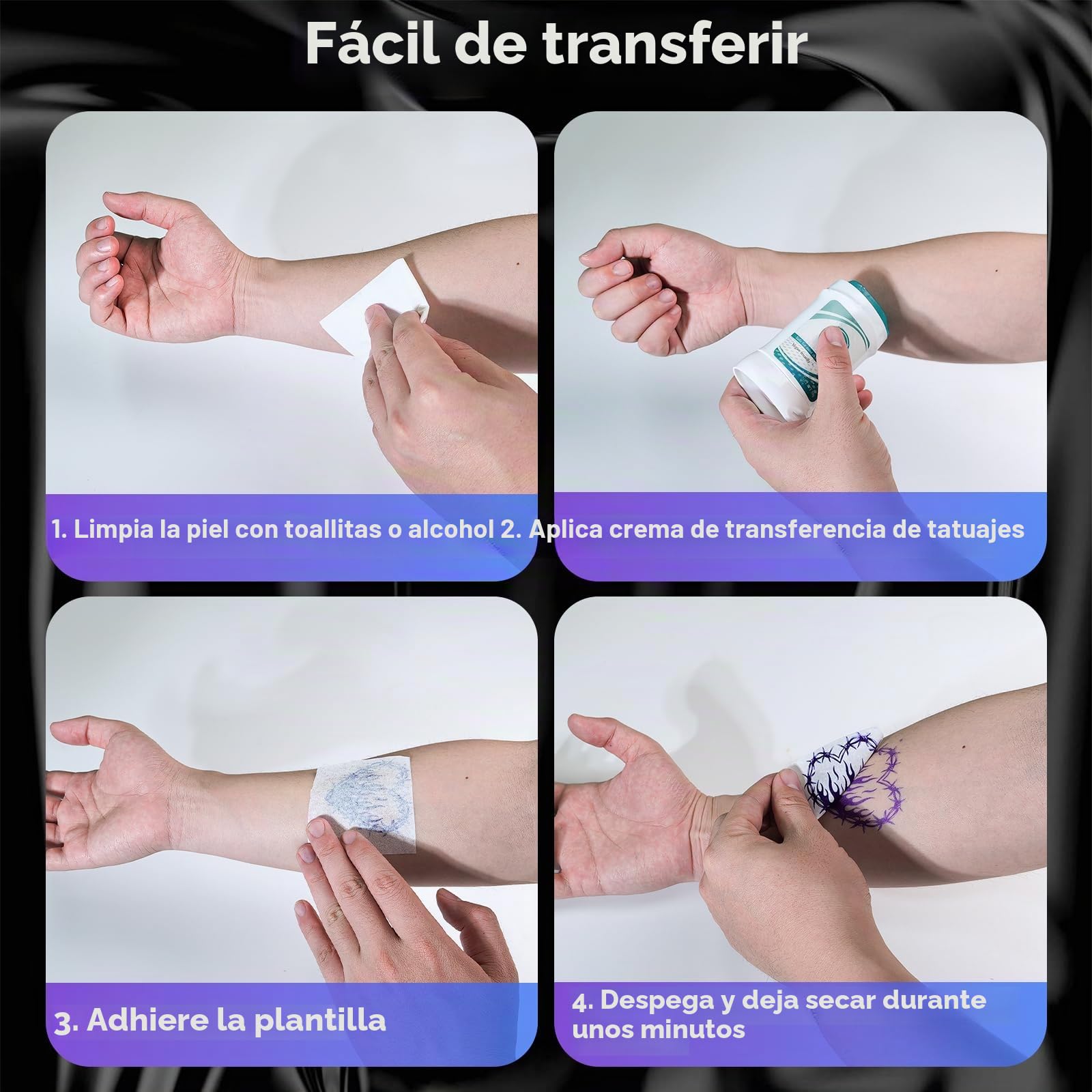 PeriPage Pino Termocopiadora Tattoo, Impresora Termica Tattoo por Transferencia para Principiantes/Artistas, Impresora de Tatuajes Térmica Compatible con Teléfono PC, con Papel Transferencia 5 Piezas