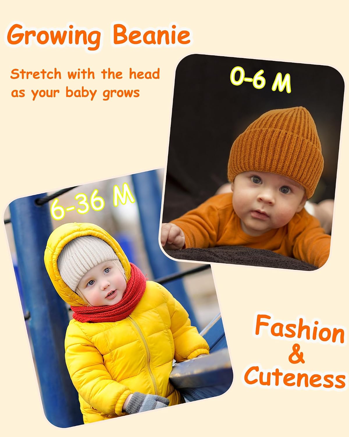 vidsel Toddler Beanie Baby Hat Boys Girls Beanies Wool Warm Kid Winter Hat