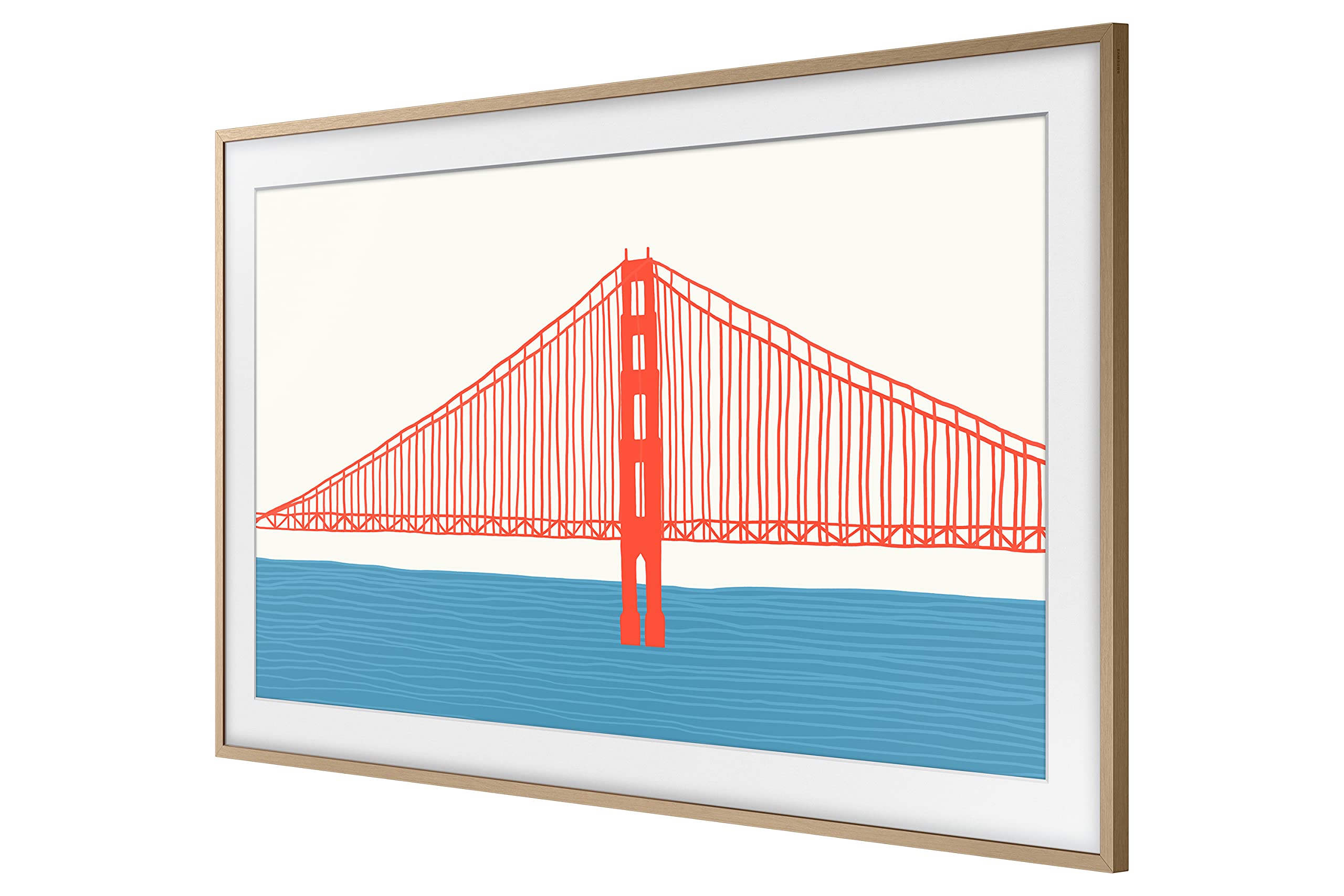 Samsung The Frame 43 Inch (VG-SCFA43TKBXC) in Modern Teak