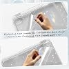 Funda con brillantina para iPad A16 11.ª generación 11"/10.ª generación 10.9", plateada | Porta lápiz, cubierta delgada y brillante, carcasa trasera transparente y brillante 7