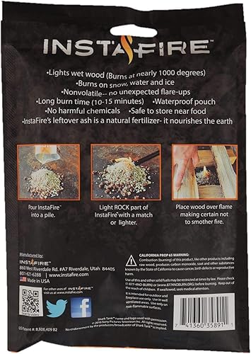 Miniatura 2 de Instafire New Blends - Iniciador de fuego granulado, totalmente natural, ecológico, bolsas de 1.75 onzas (6 paquetes)