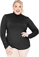 STRETCH IS COMFORT Women's Plus Size Long Sleeve and Sleeveless Turtleneck | XL - 7X