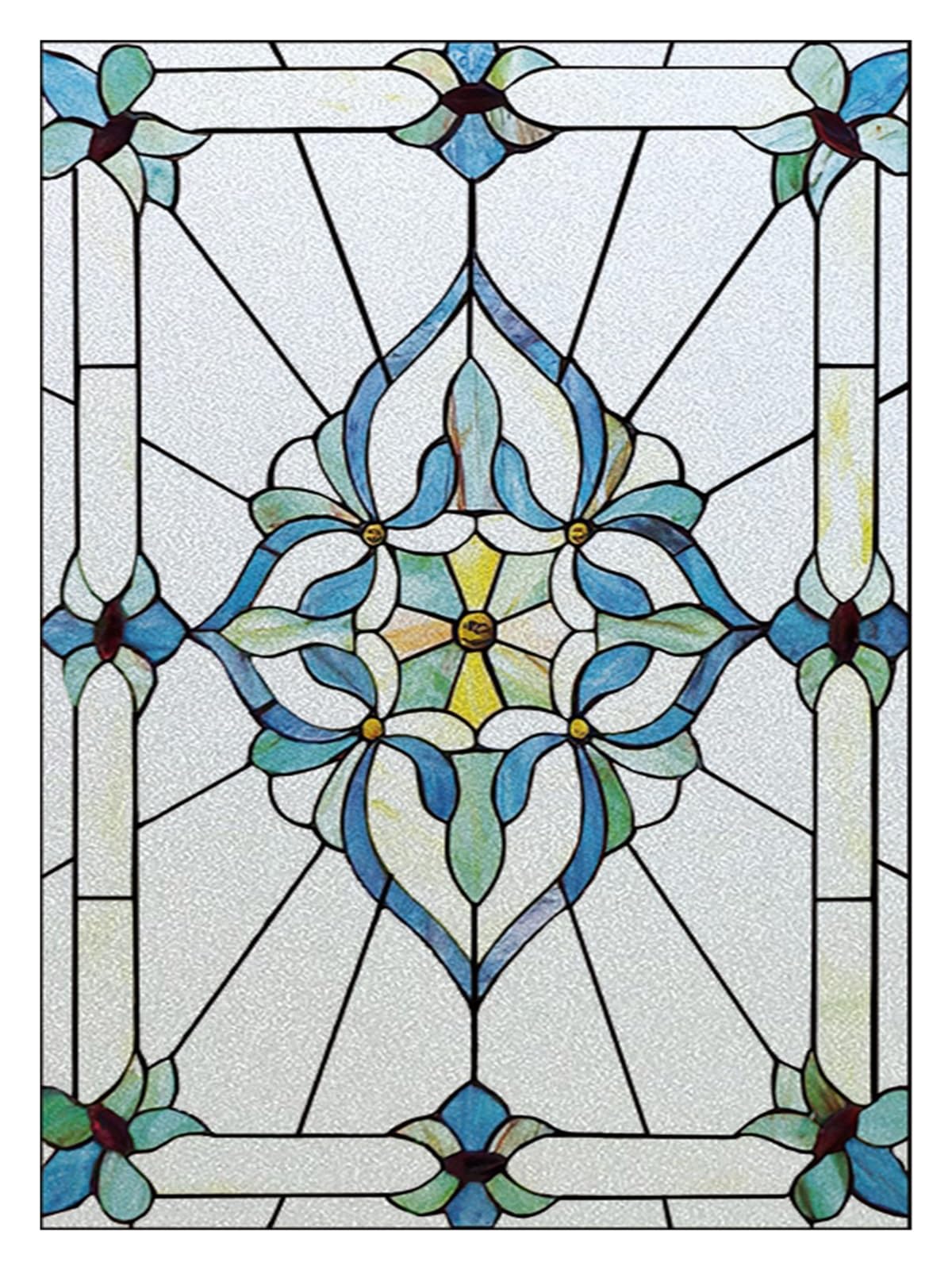 Window Film Privacy Window Film Frosted Stained Glass Films Static Cling Privacy Films Door Sticker Kitchen Office Home Decor(Color:11,Size:50cmX100cm)